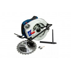 Hand circular saw 1.5 kw, 185 mm, cutting thickness 62 mm (DED7925)