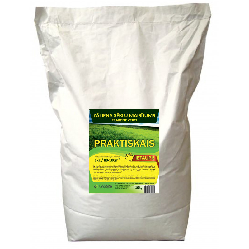 Lawn seed mix Practical, 10 kg
