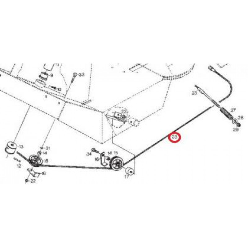 Steering cable PARK 2002 ( 1134902201)