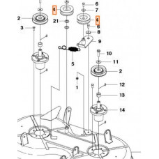 Pulley-tensioner (13-9544)