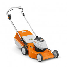 STIHL RMA 253 cordless lawnmower with AP300S battery and charger