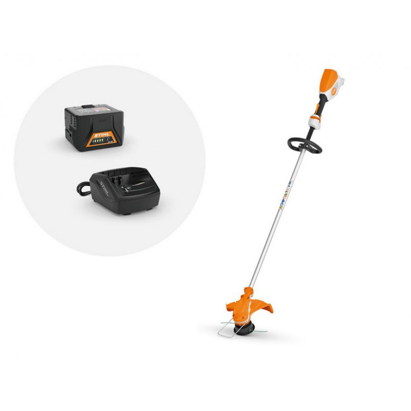 STIHL Battery Trimmer FSA 60 R with AK20 battery and charger