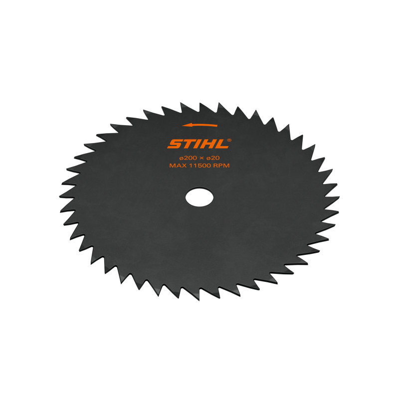 Stihl saw blade disc with pointed teeth (outer diameter 200 mm and inner diameter 20 mm)