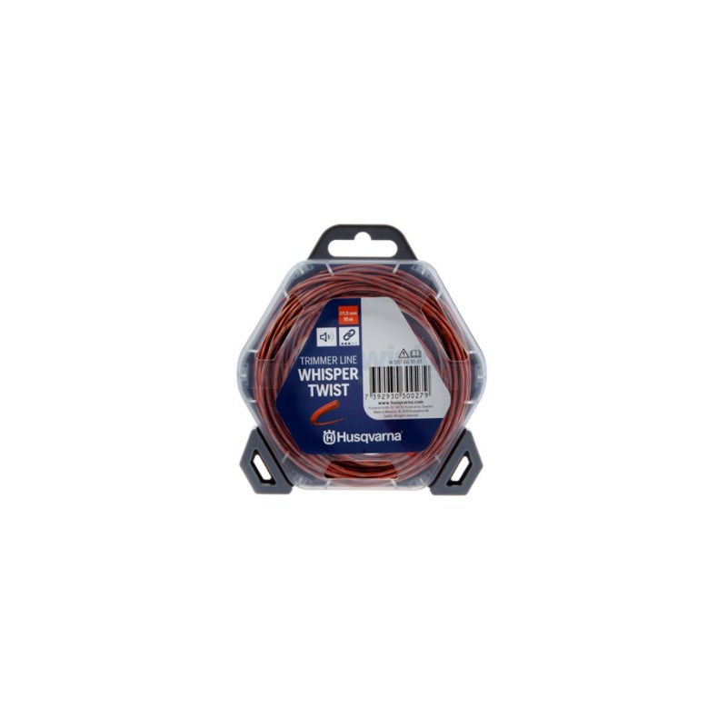 Trimmer cord Husqvarna WHISPER Twist 1.5 mmx15 m