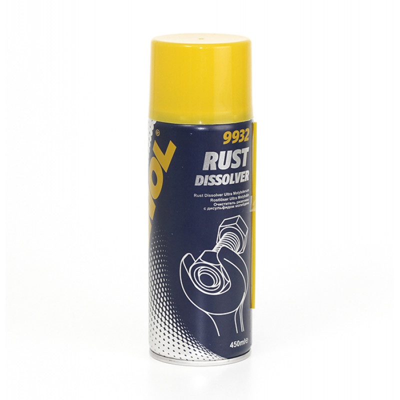 Rūsas tīrītājs Mannol 9932 Rust Dissolver, aerosols 450 ml.