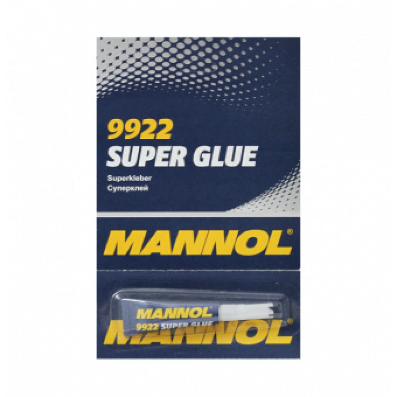 Sekundas līme Mannol 9922 Super Glue 3g.