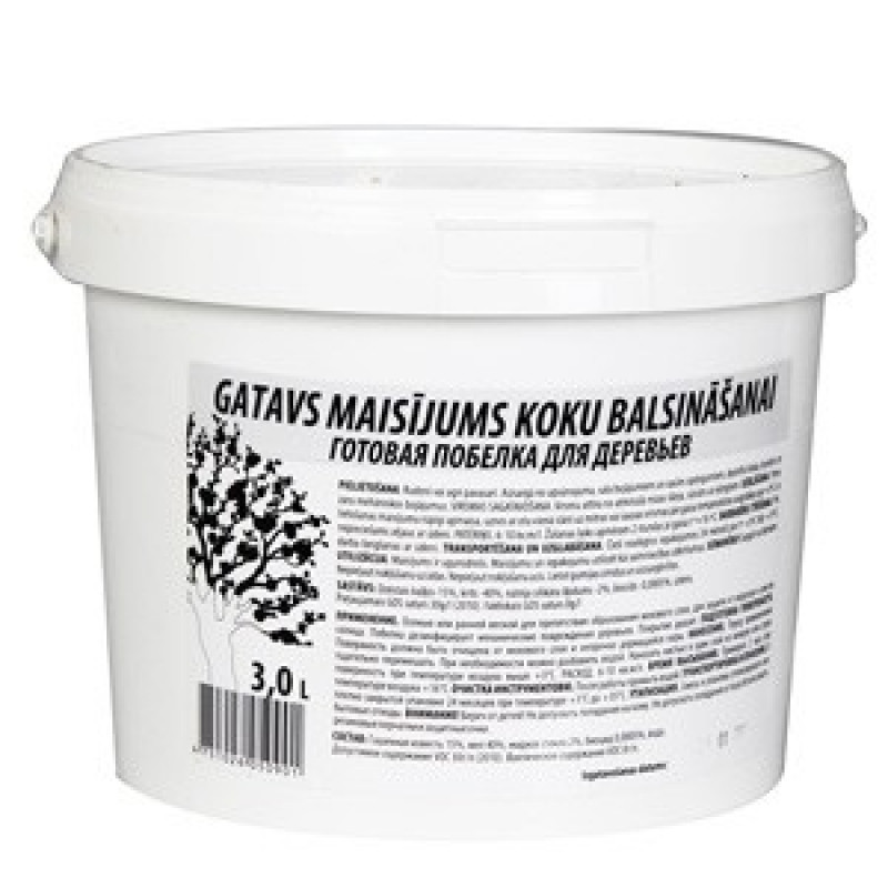 Bleaching mixture for fruit trees ready 3L