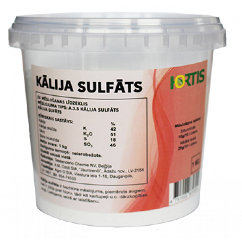 Kālija sulfāts, 1 kg