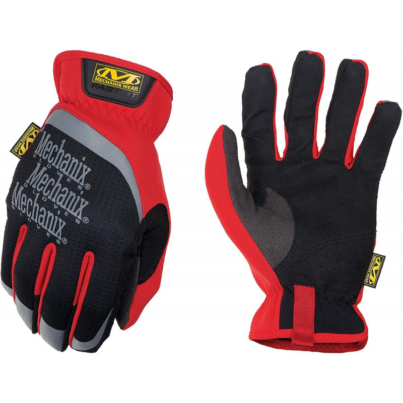 Gloves FAST FIT 02 black / red 9 / M