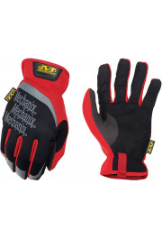 Cimdi FAST FIT 02 melns/sarkans XL