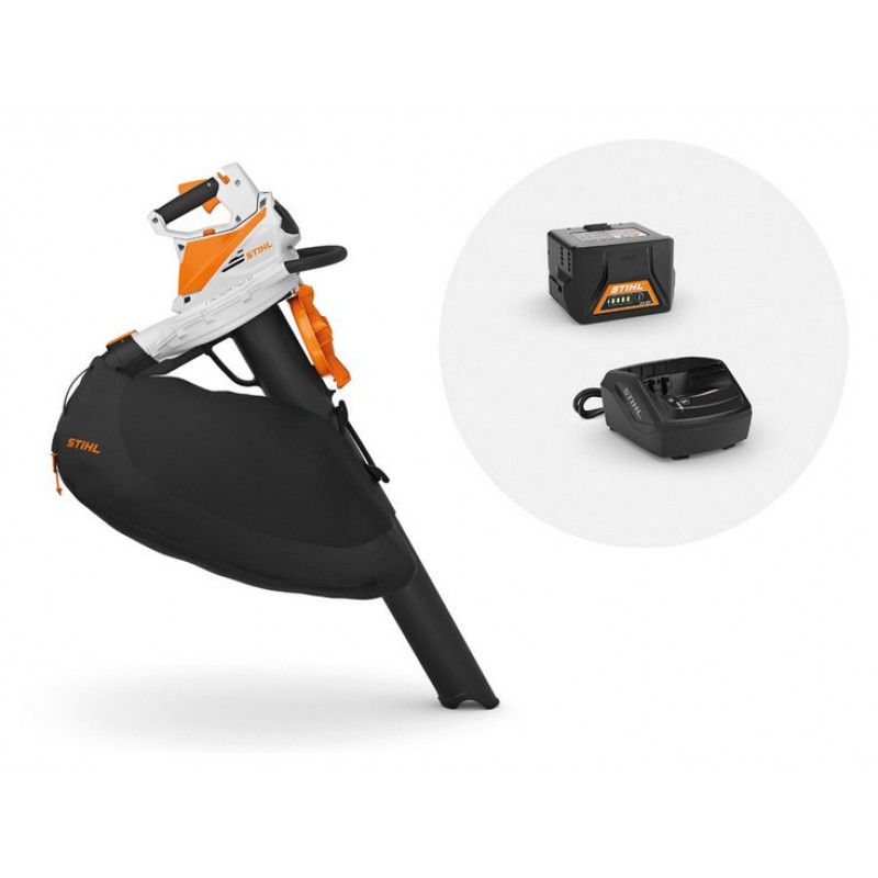 Battery leaf blower-vacuum SHA 56 with AK 30 and charger