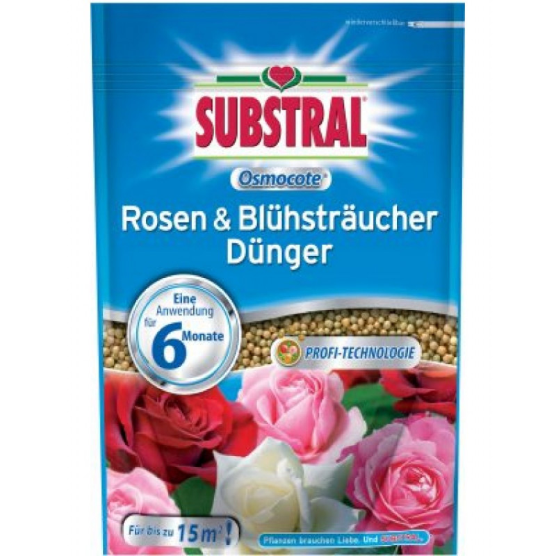 SUBSTRAL Long-lasting fertilizer for roses, flowering shrubs 750gr.