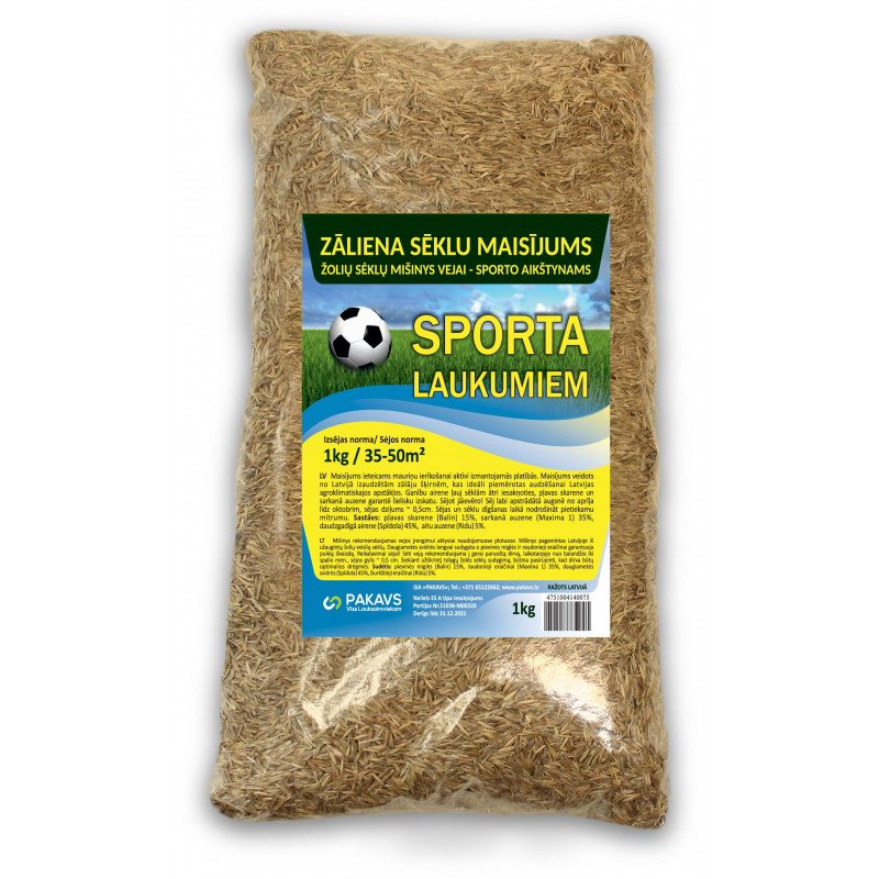 Lawn seed mixture Sports, 1 kg