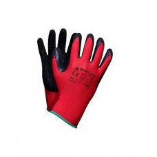 Latex coated gloves. Size 10